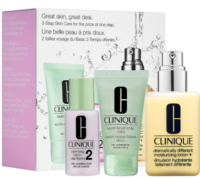 dwaas Bevoorrecht Betsy Trotwood Clinique 3-Step System Introduction Kit 3 st. Gift set